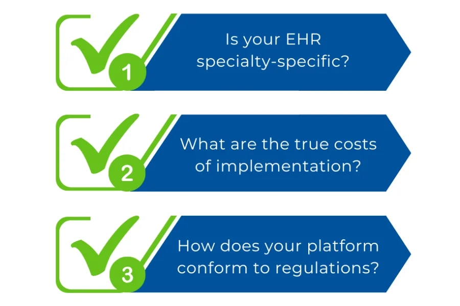 3 Questions You Should Ask EHR Vendors